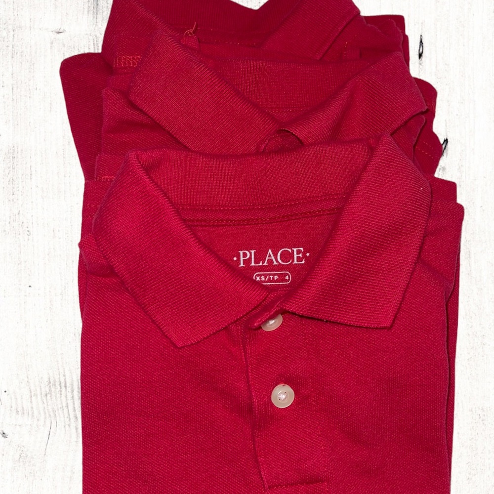 3 School Uniform Polo Shirts